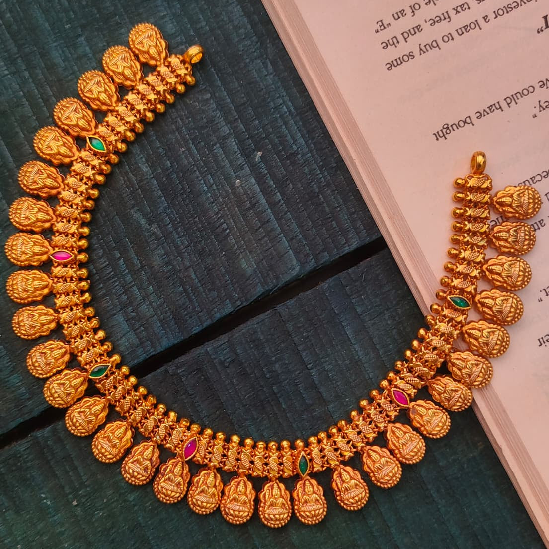 925 Silver Nakshi Necklace - 2132