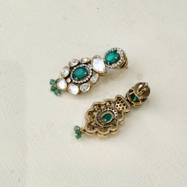 Silver 92.5 Victorian Earrings -2082