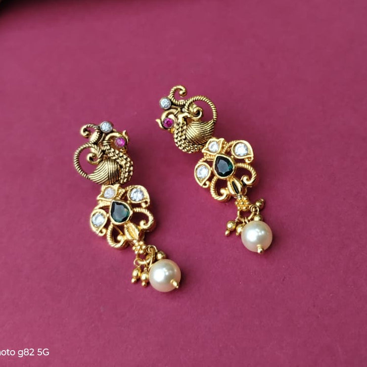 Silver 925 Necklace With Earring-2010