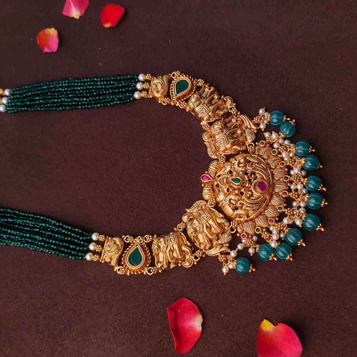 925 Silver Antique Nakshi Haram-2080