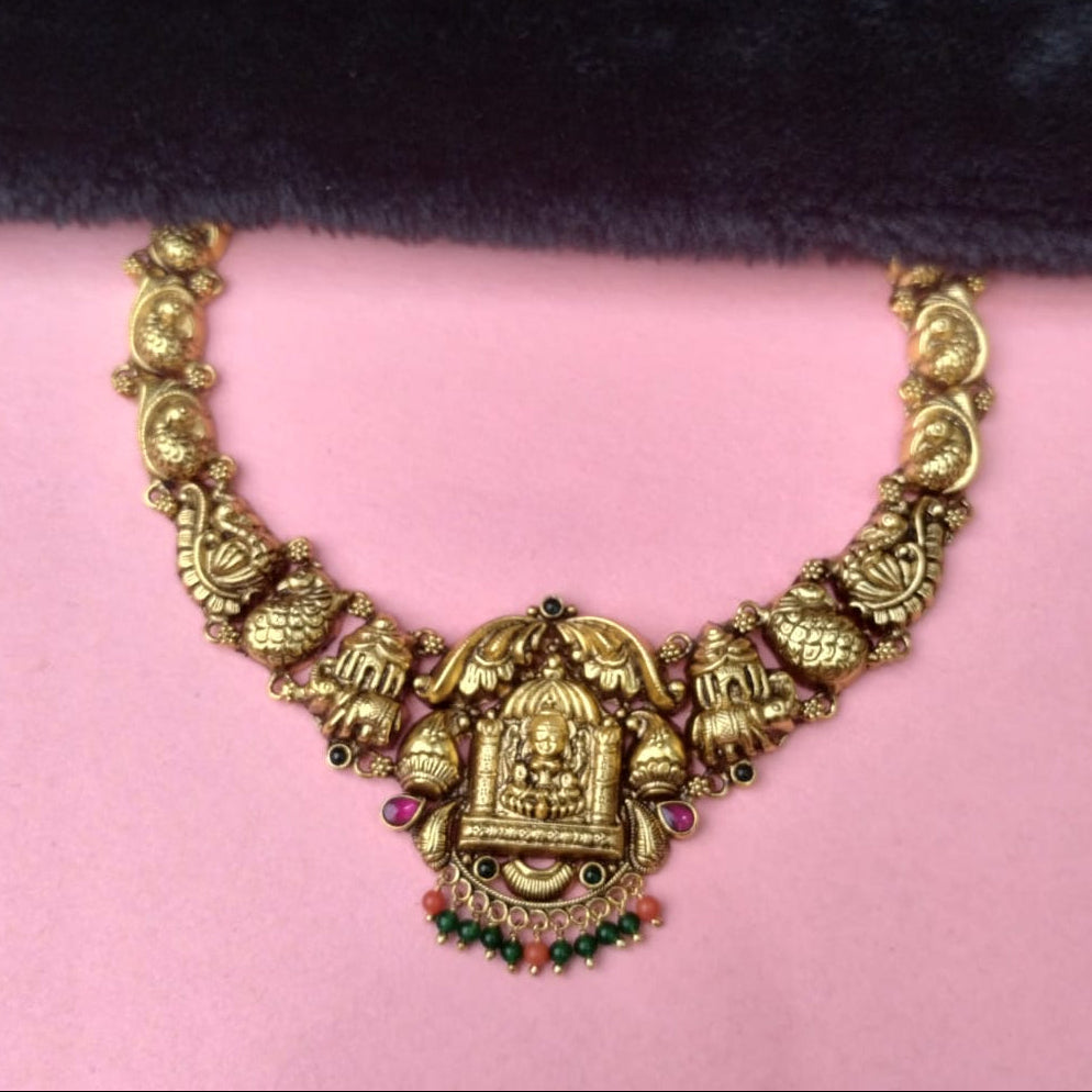 Silver 925 Nakshi Necklace-0333