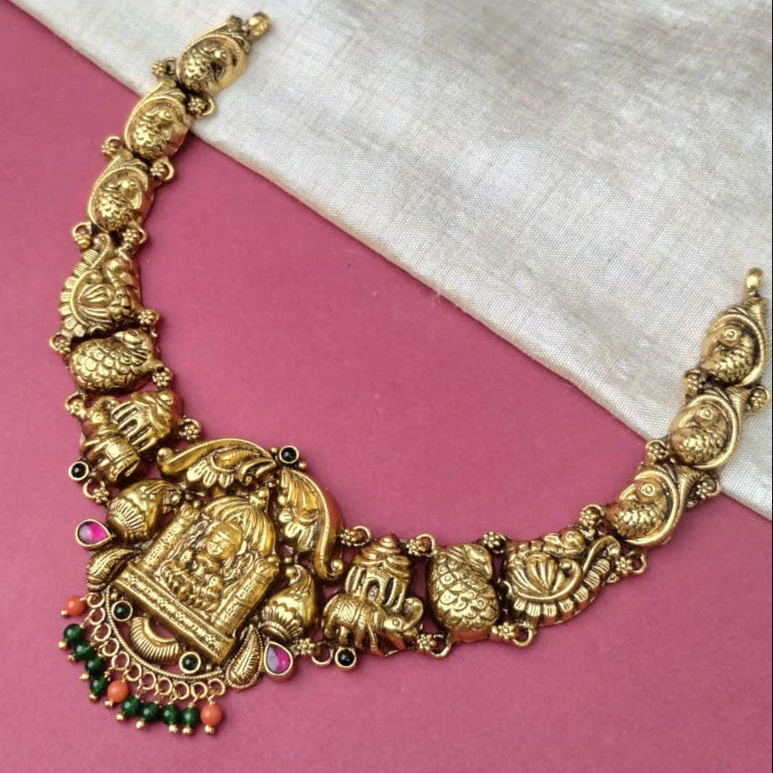 Silver 925 Nakshi Necklace-0333