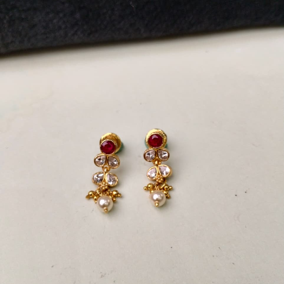 Silver 925 Necklace With Earring-2058