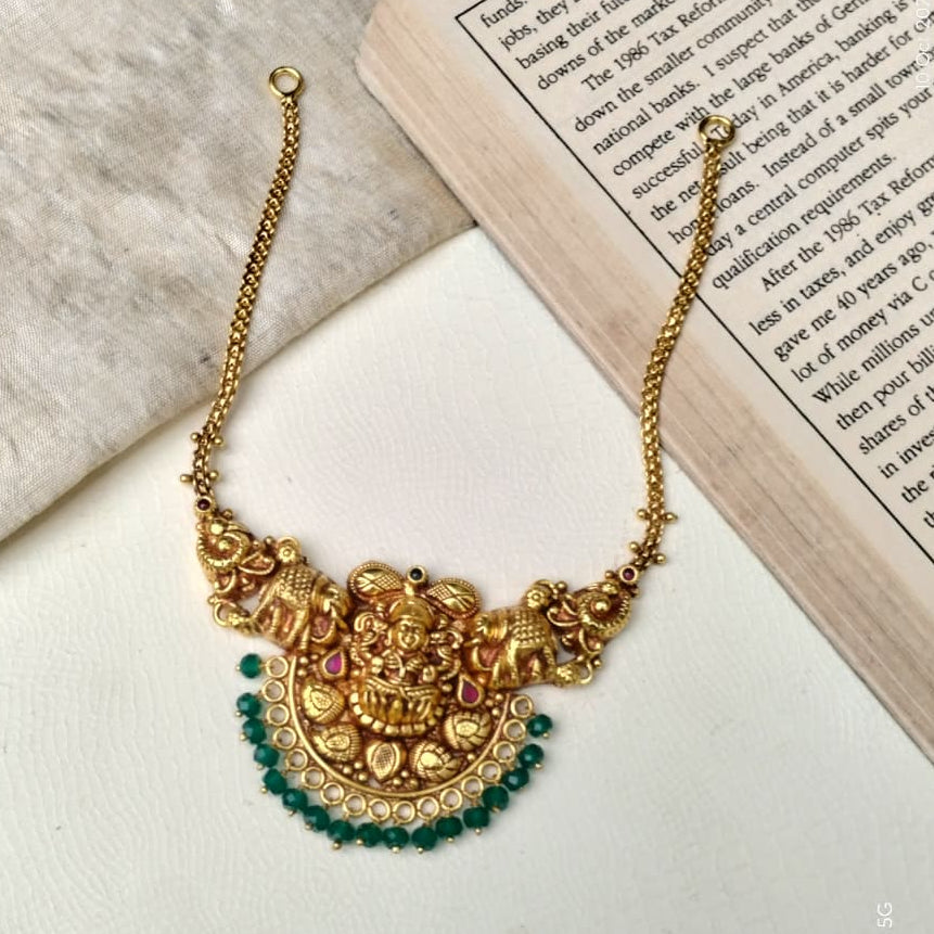 Silver 92.5 Nakshi Necklace - 0309