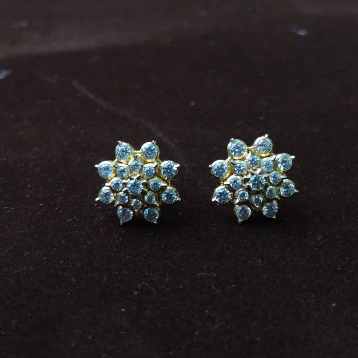 Silver 92.5 Diamond Look EarStud-2045