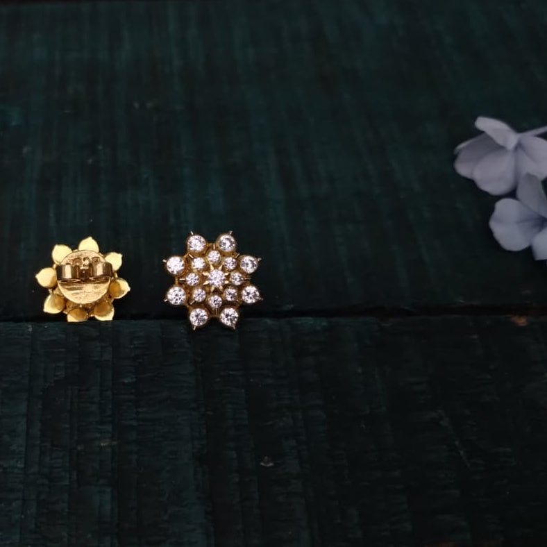 Silver 92.5 Diamond Look EarStud-2045