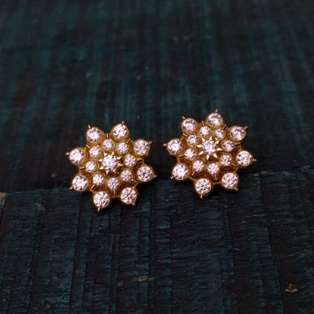 Silver 92.5 Diamond Look EarStud-2045