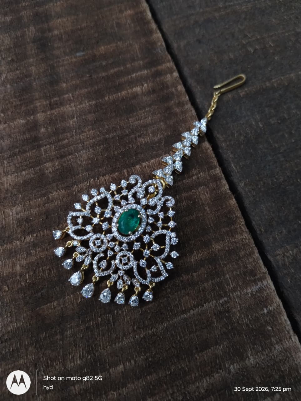 Silver 92.5 Diamond Look Tikka-2016