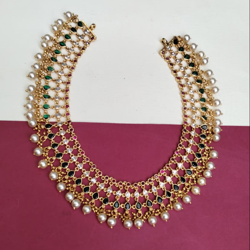 Silver 925 Necklace With Earring-2054