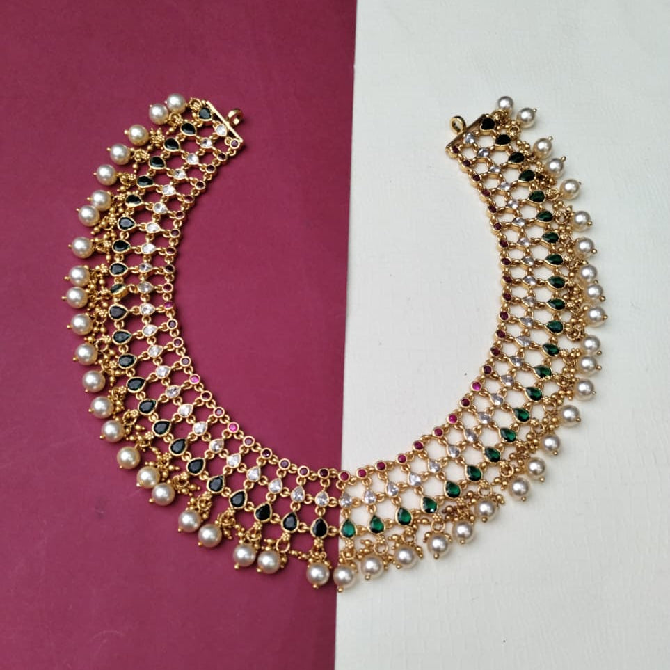 Silver 925 Necklace With Earring-2054