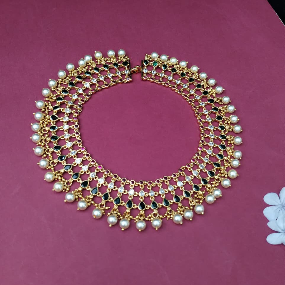 Silver 925 Necklace With Earring-2054