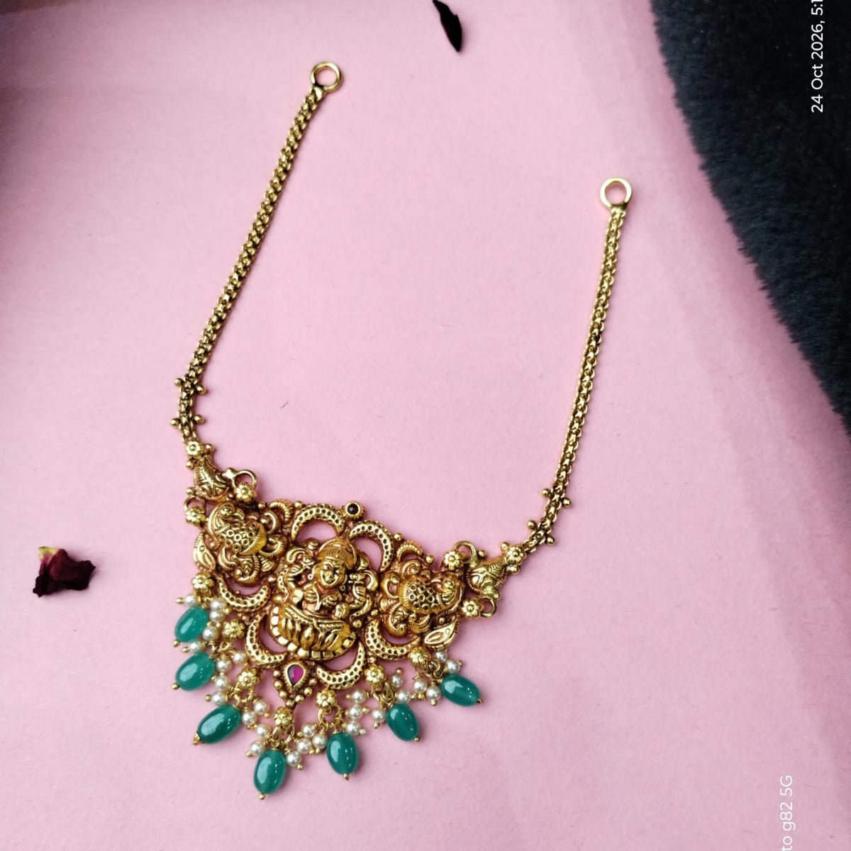 Made Of Pure Silver 92.5 Nakshi Necklace - 0308