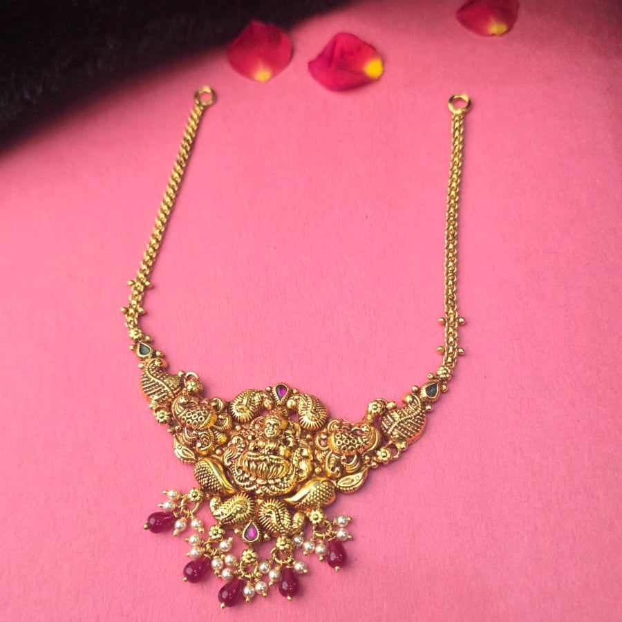 Made Of Pure Silver 92.5 Nakshi Necklace - 0305