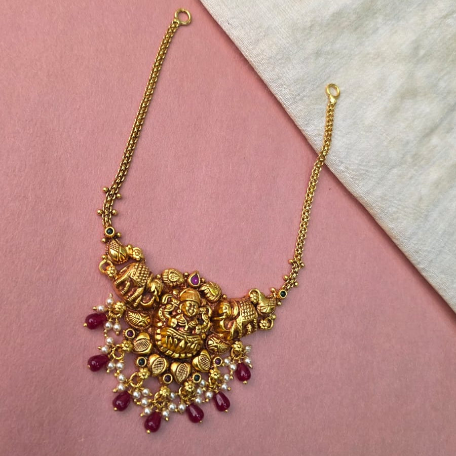 Made Of Pure Silver 92.5 Nakshi Necklace - 0310