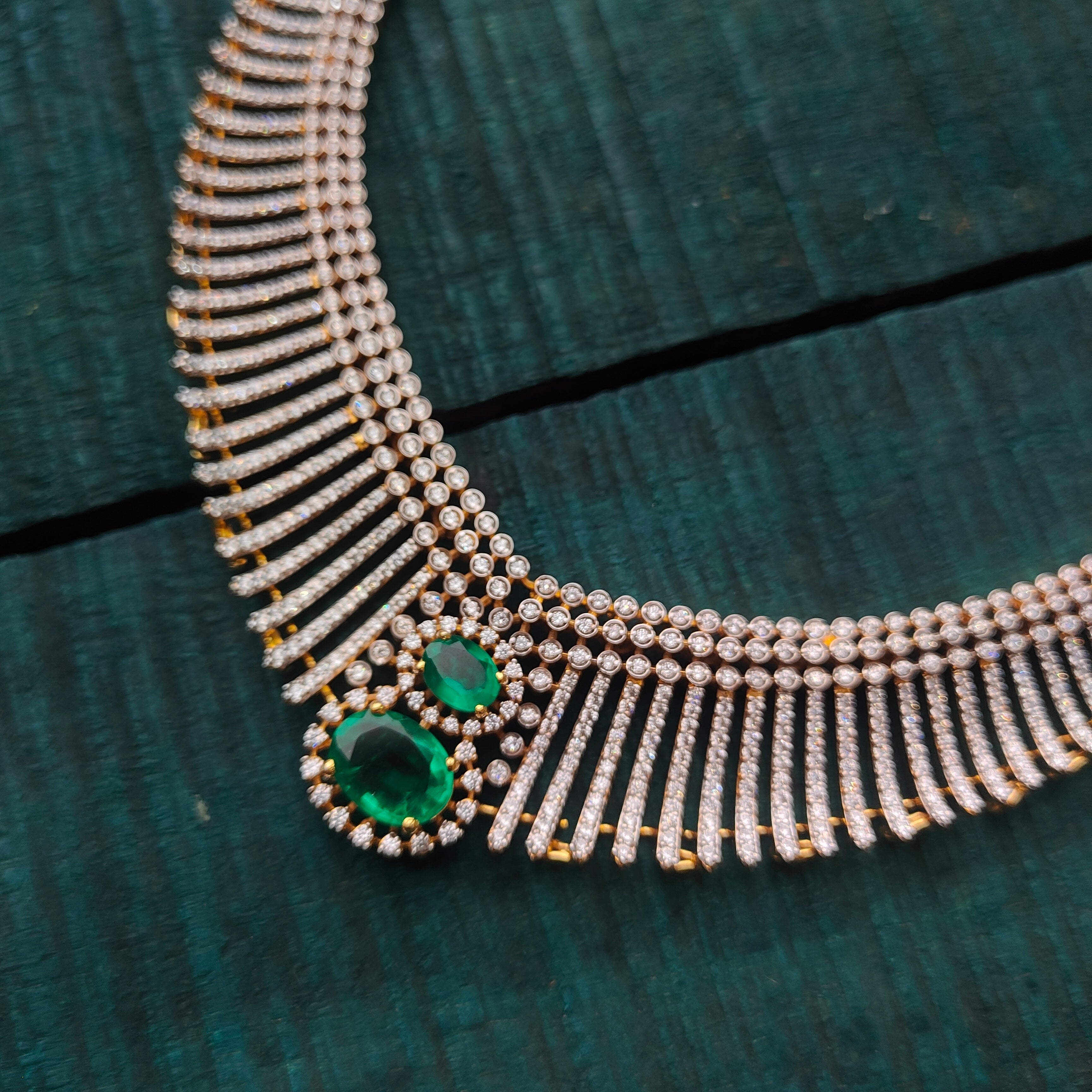 Kerala Style Theia Silver Necklace with Earring - 0198 - BCOS Its Silver