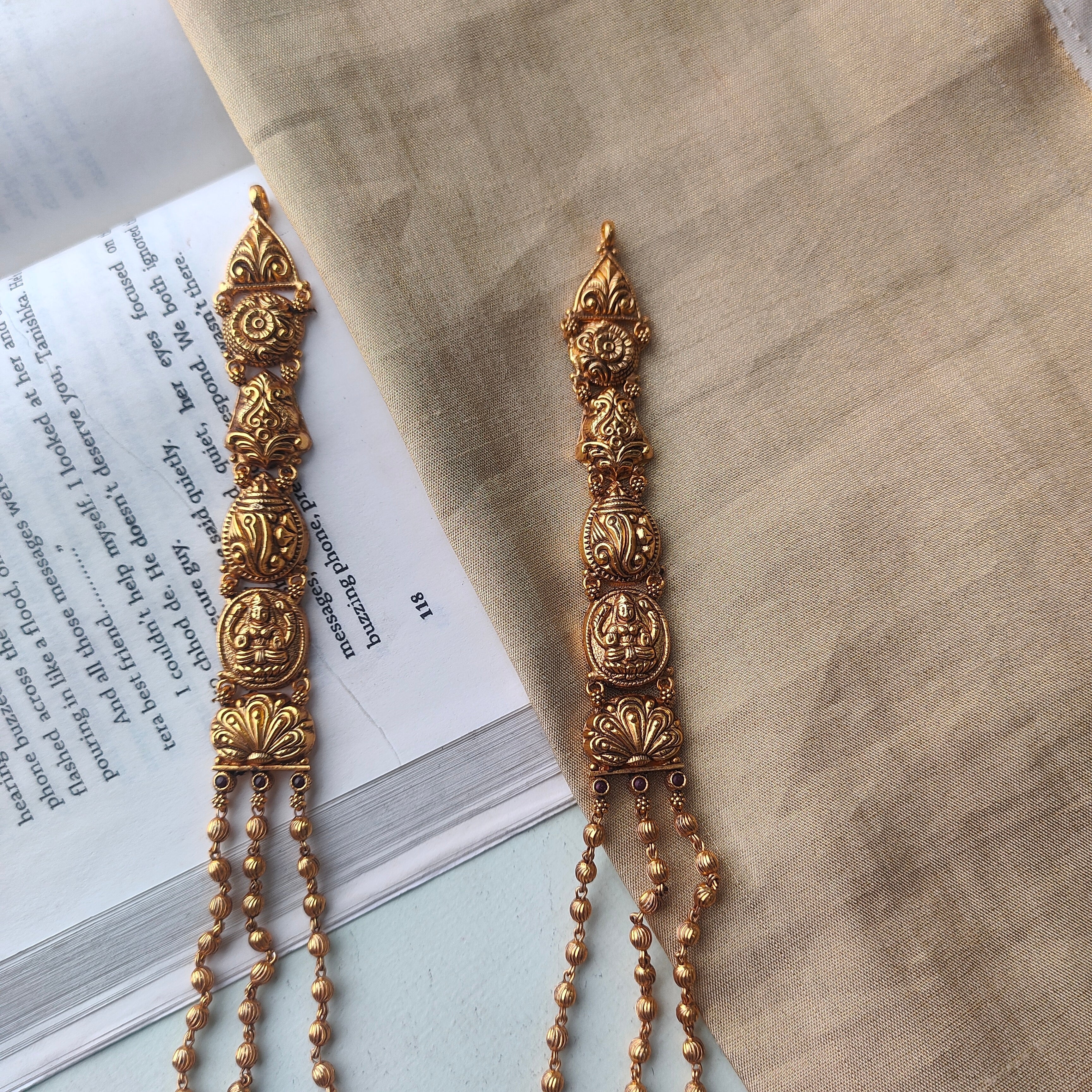Madhri Silver 3 Layer Mohanmala - 0041 - BCOS Its Silver