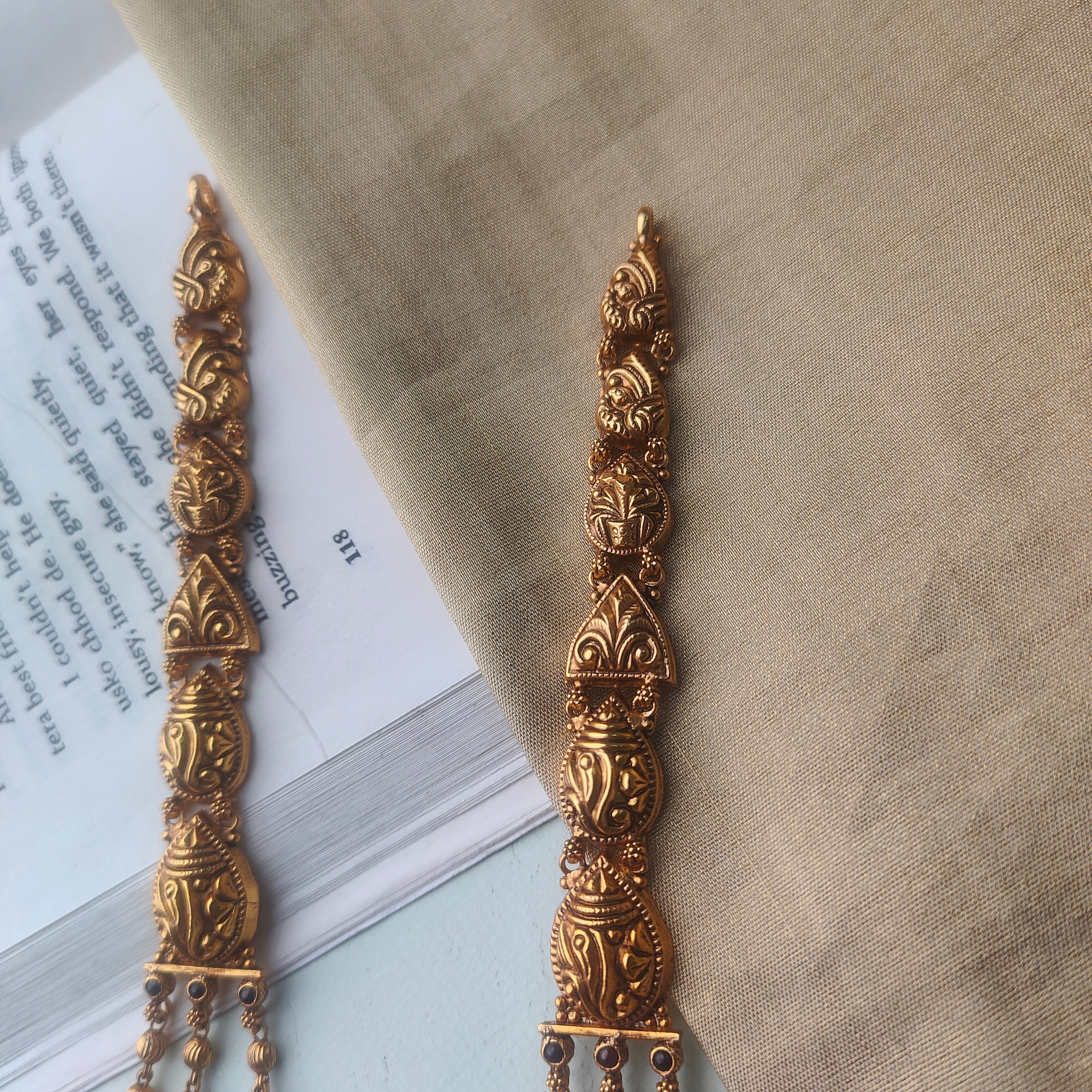 Madhri Silver 3 Layer Mohanmala - 0041 - BCOS Its Silver