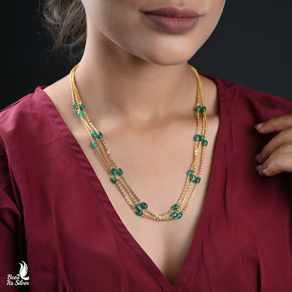 925 Gold plated Neck Chain-001