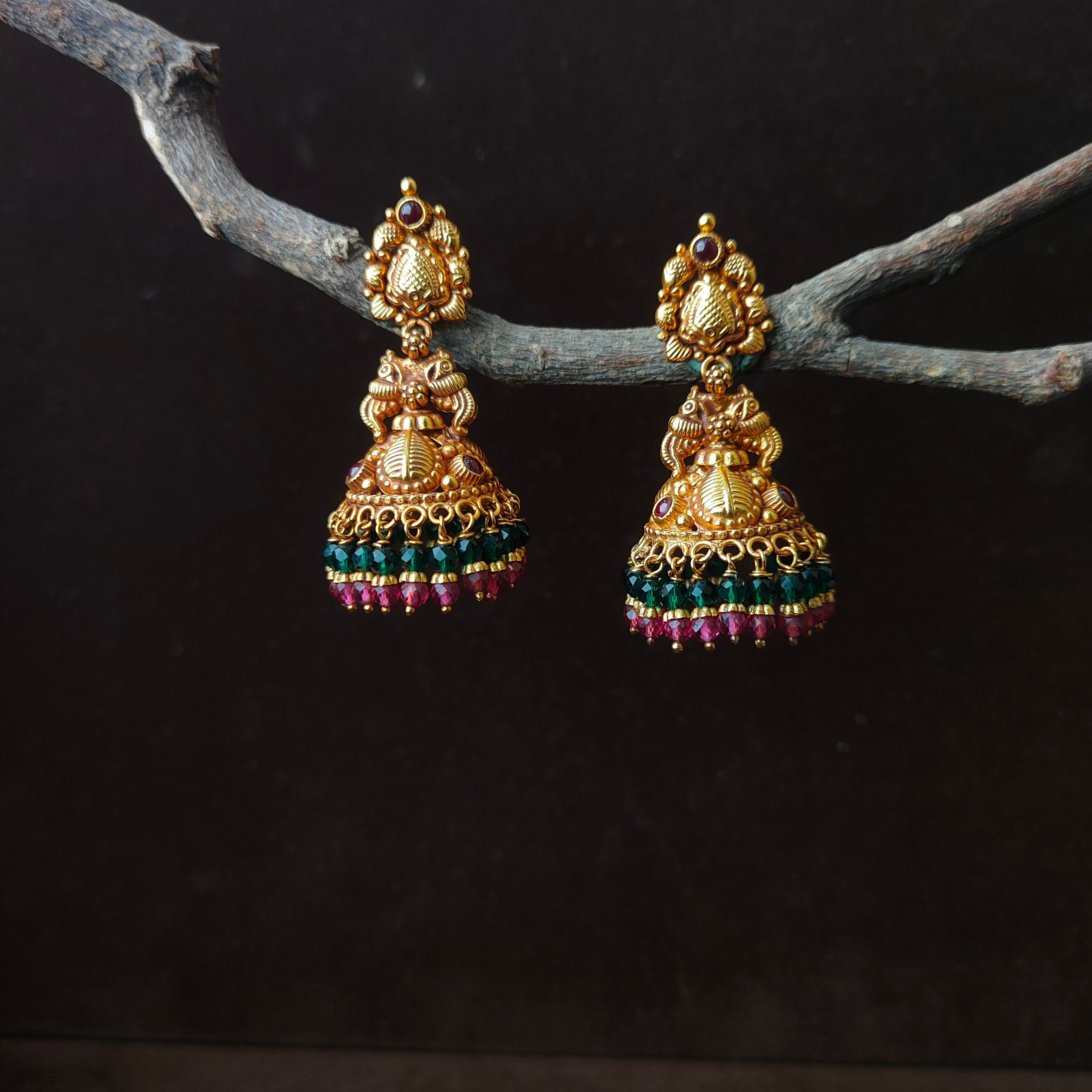 Paavai Silver Jhumka - 0018 - BCOS Its Silver