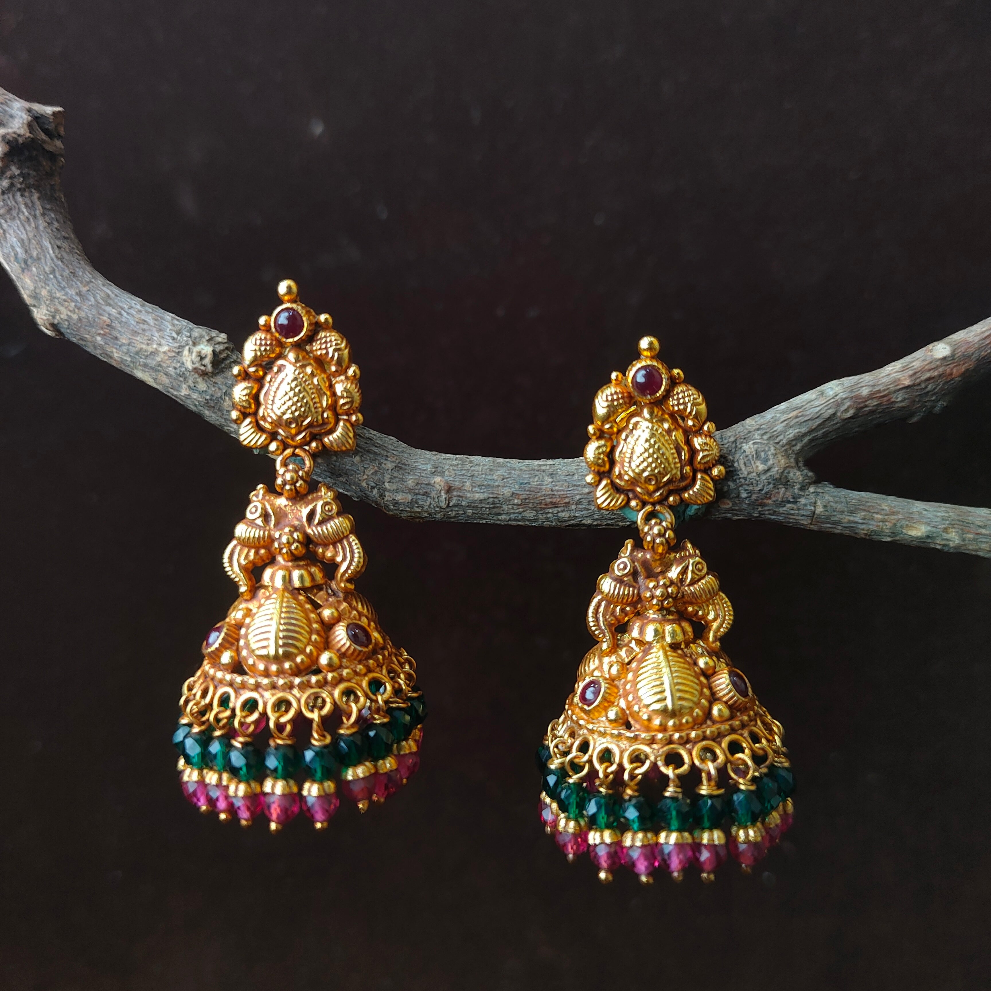 Paavai Silver Jhumka - 0018 - BCOS Its Silver