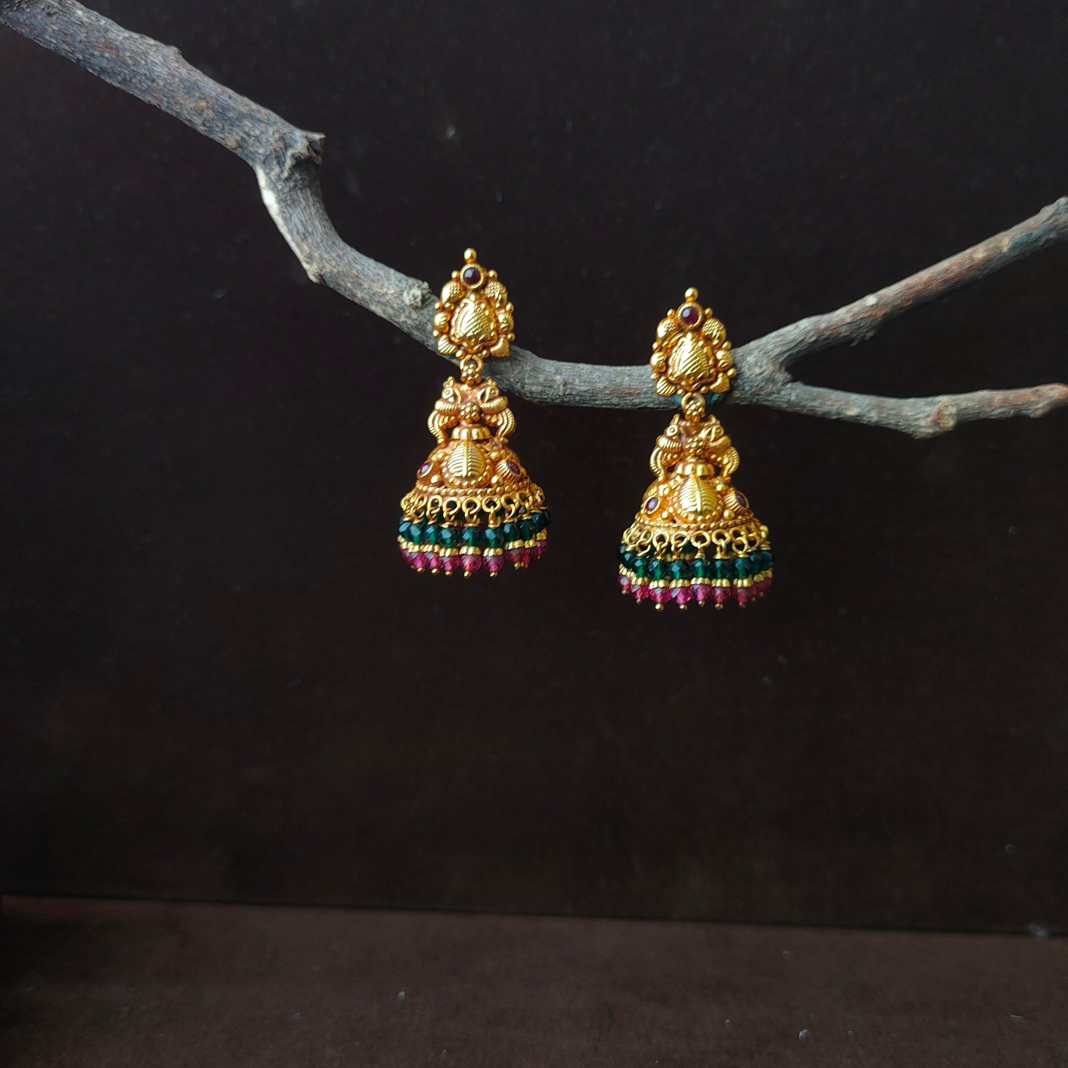 Paavai Silver Jhumka - 0018 - BCOS Its Silver