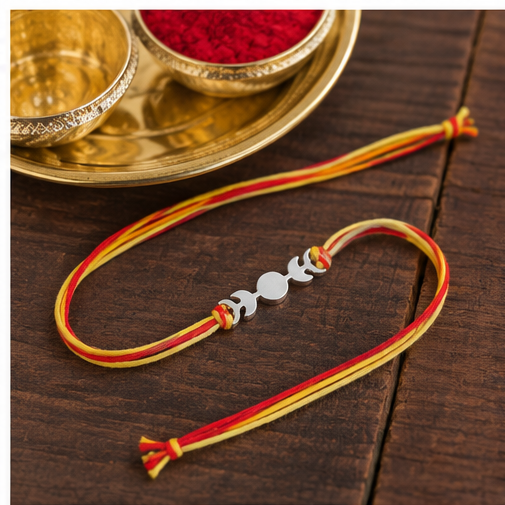 925 Silver Designer Rakhi — 6286
