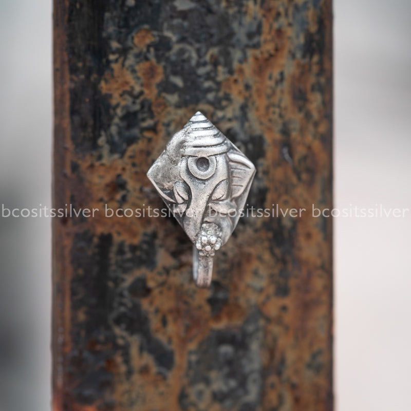 Ganesha Clip on Nosepin - 1050
