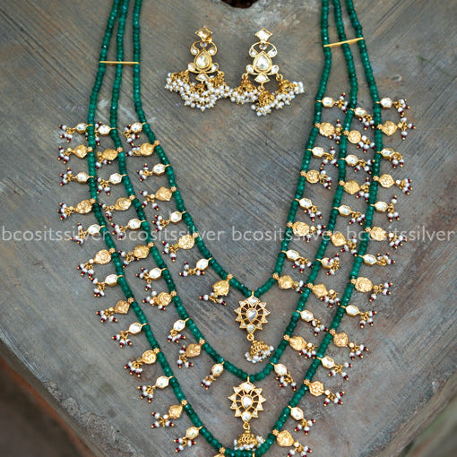 925 Silver Beads Satlada Haram - 859