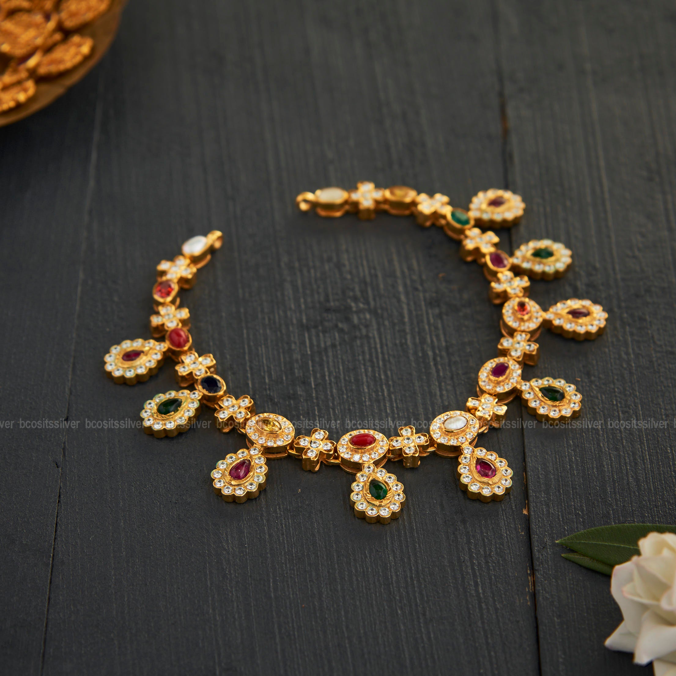 925 Silver Navaratri Neckpiece - 1437