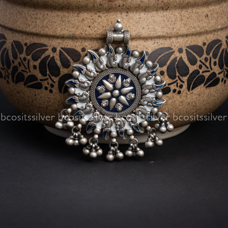Oxidized Meenu Pendent - 986