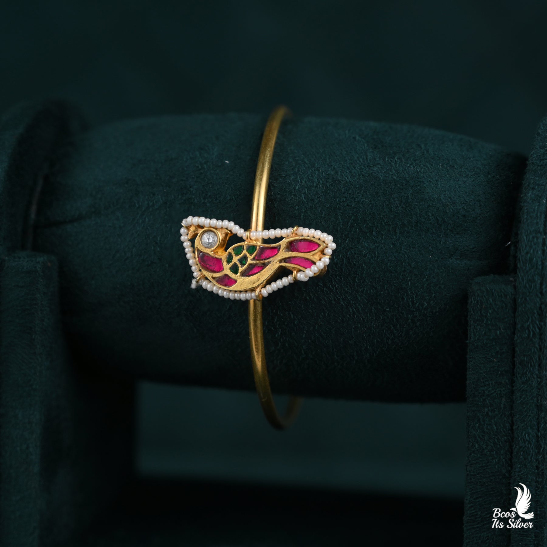 Gold Plated Kada - 2455