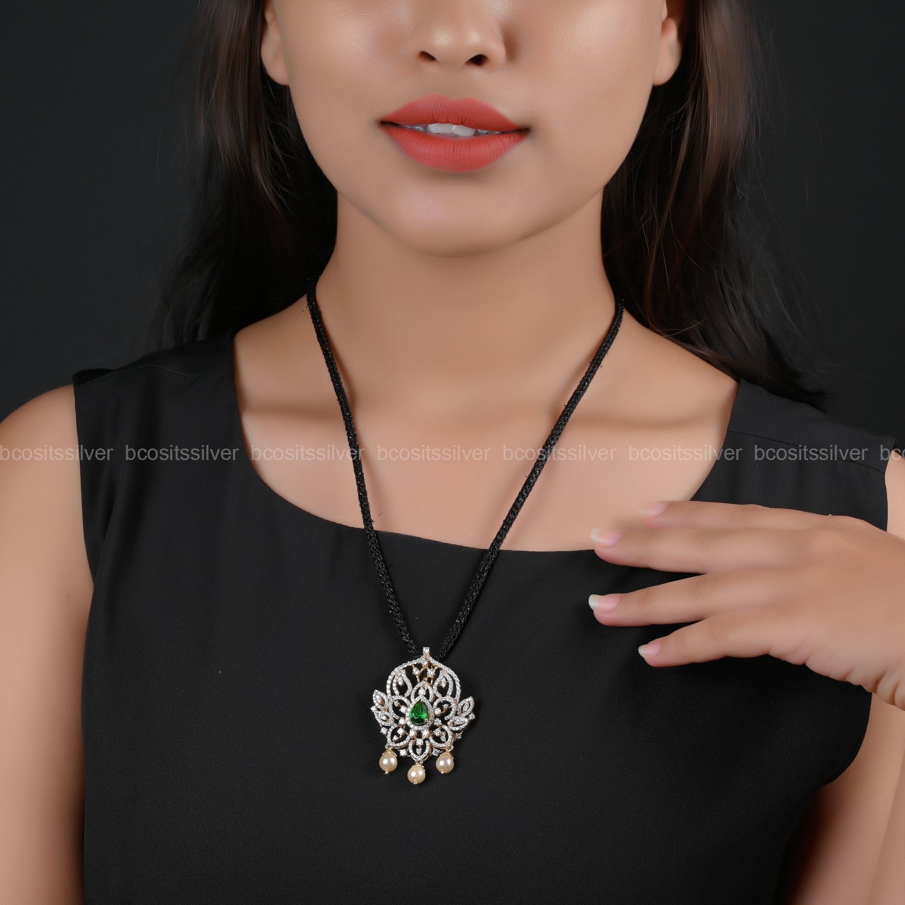 Theia Diamond look Tikka / Pendent - 6444 - ( MADE TO ORDER )