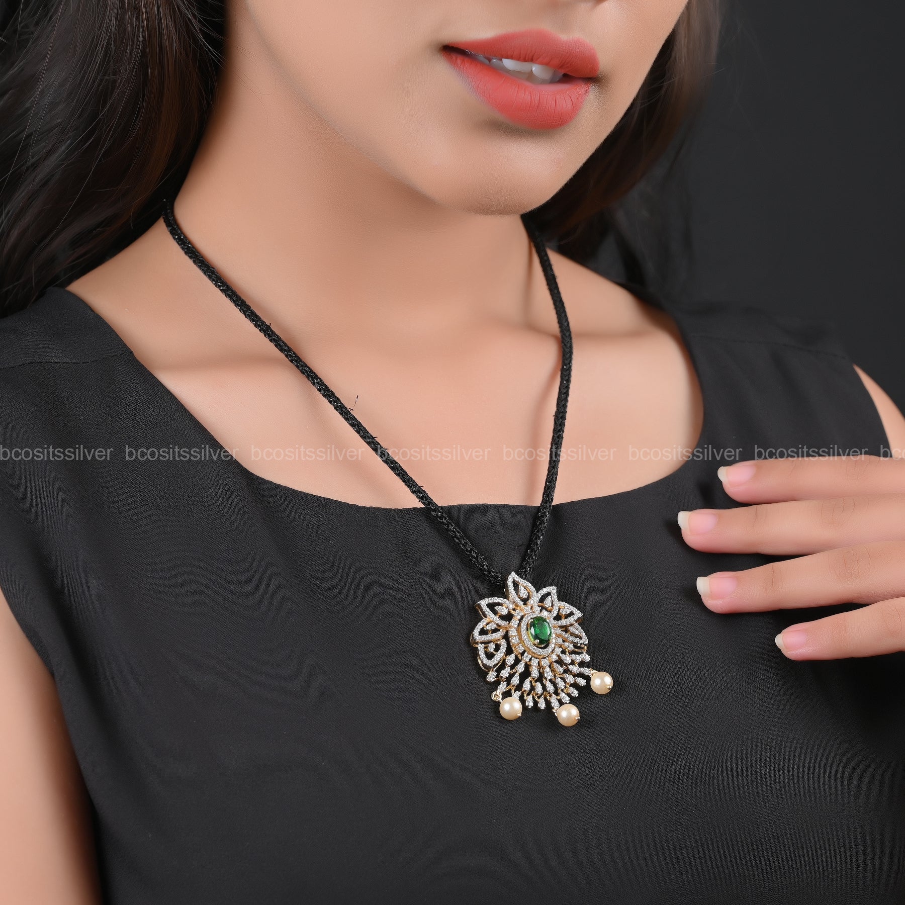Theia Diamond look Tikka / Pendent - 5687 - ( MADE TO ORDER )