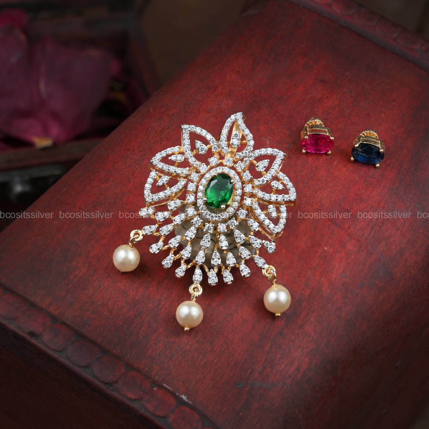 Theia Diamond look Tikka / Pendent - 5687 - ( MADE TO ORDER )