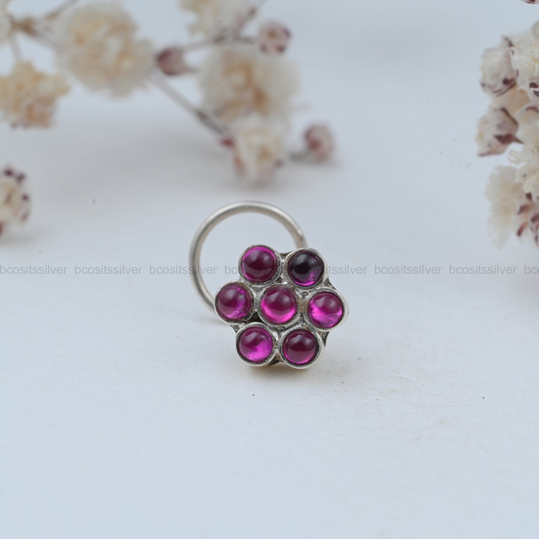 Seven Stone Wire Nosepin - 0831