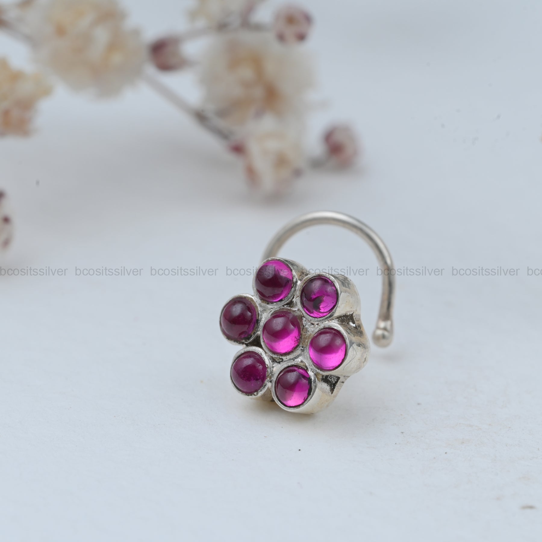 Seven Stone Wire Nosepin - 0831