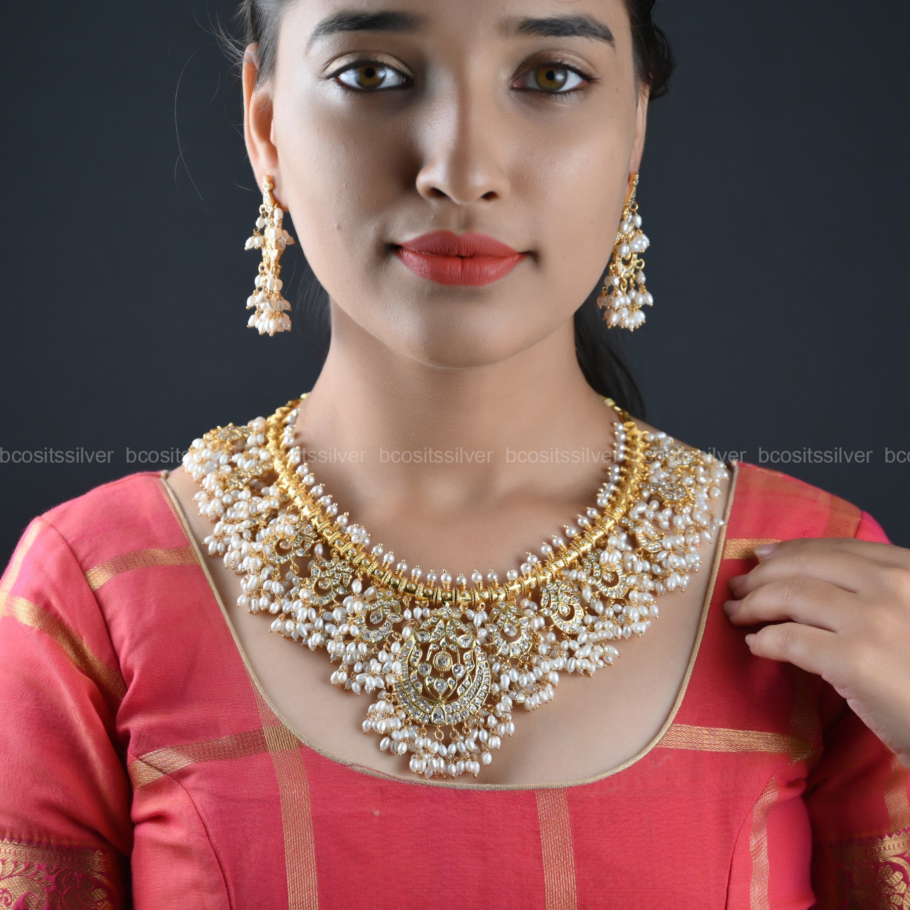 Gold Plated Navaratri Guttapusulu - 8067