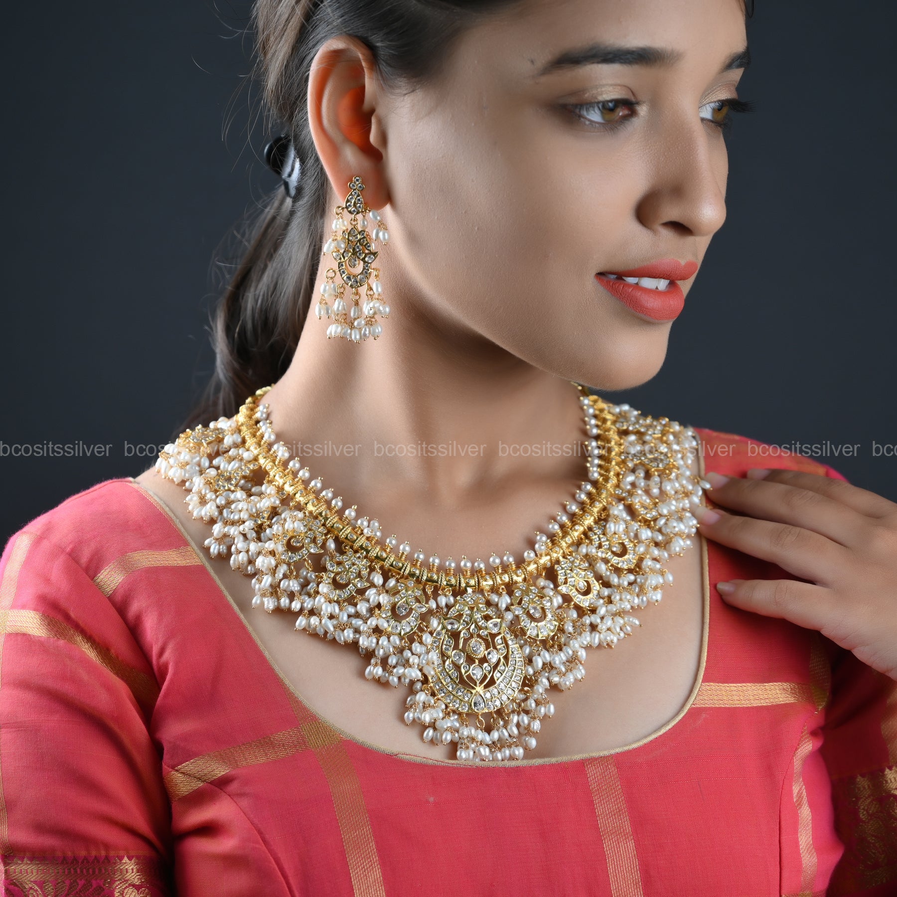Gold Plated Navaratri Guttapusulu - 8067