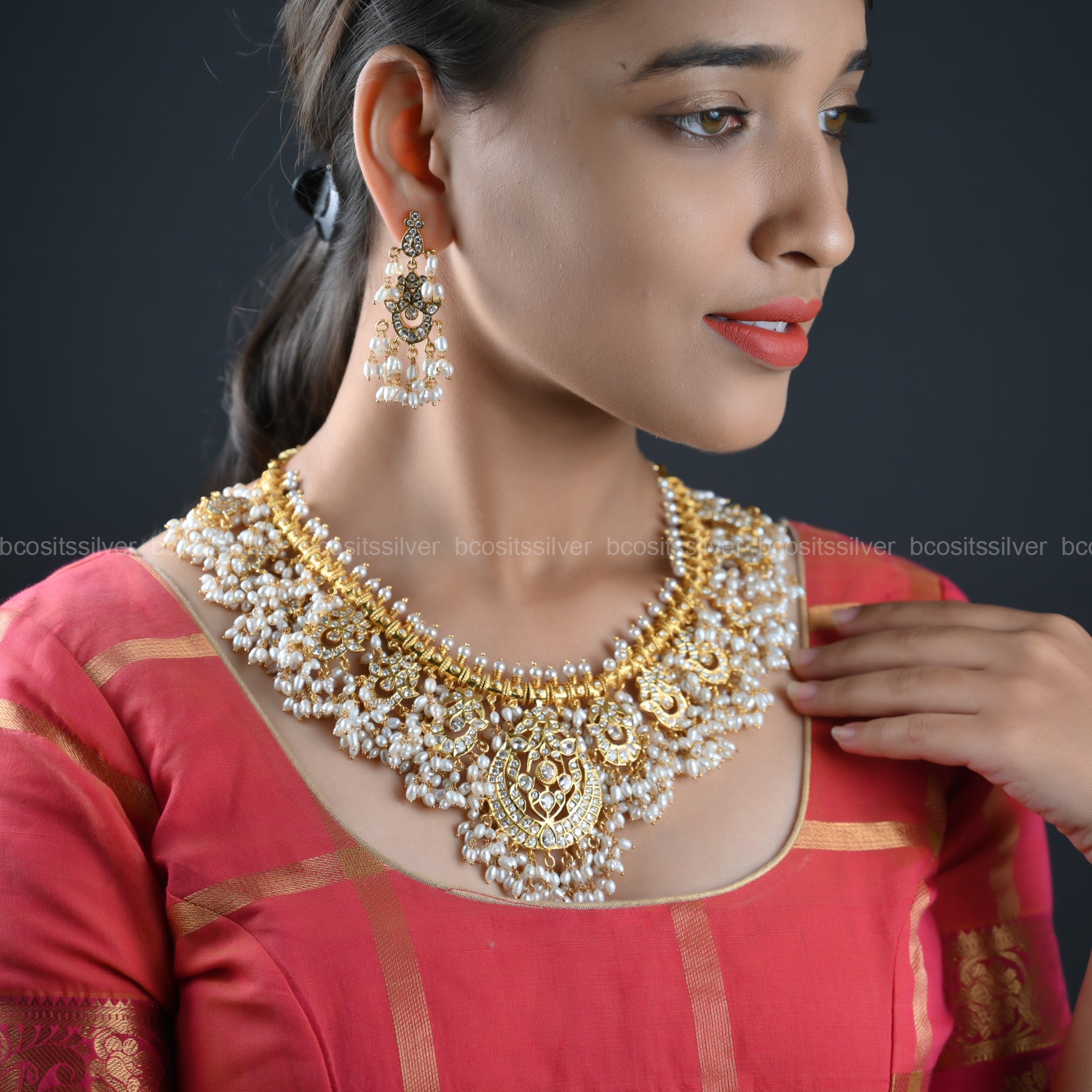 Gold Plated Navaratri Guttapusulu - 8067