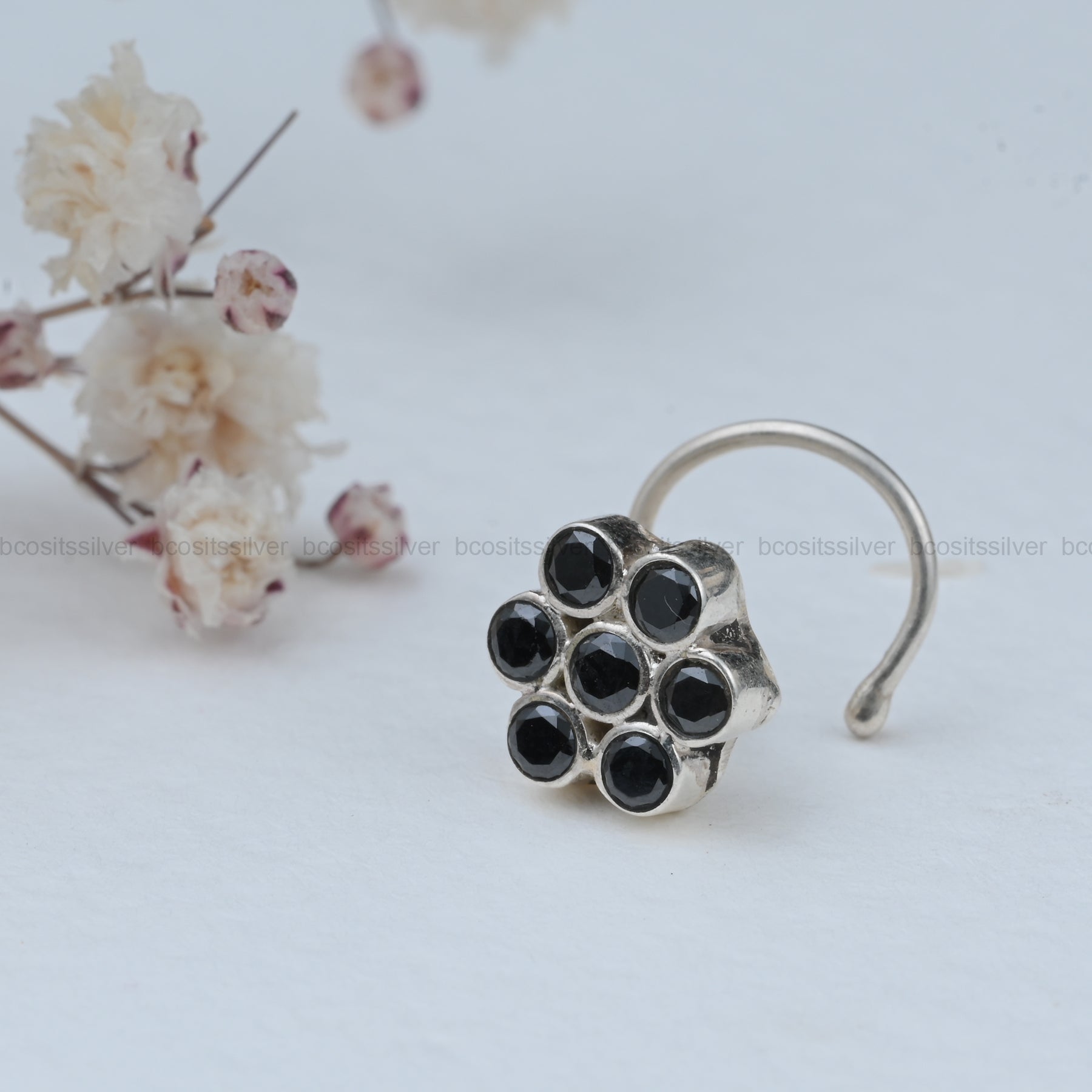 Seven Stone Nosepin Wire - 0795