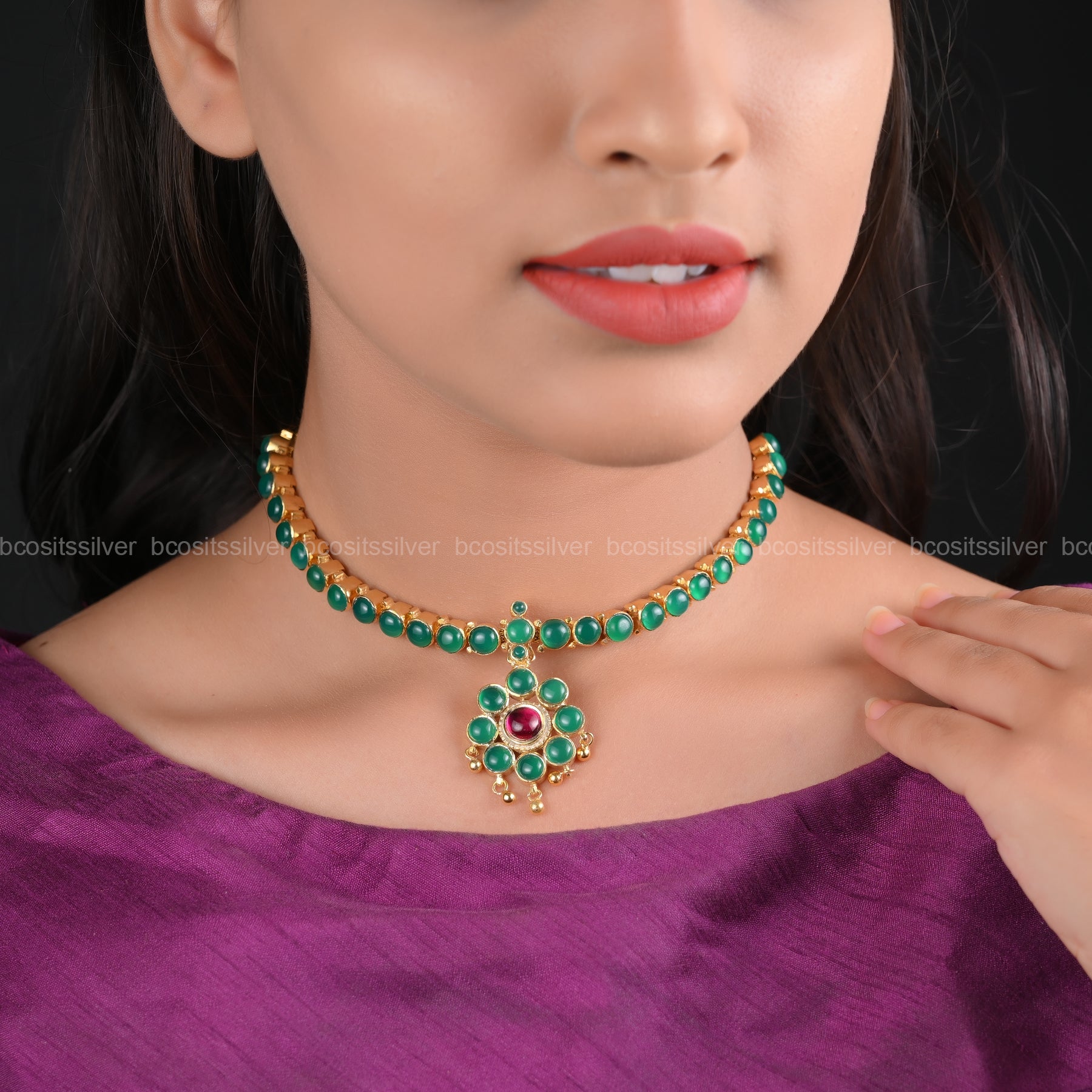 925 Silver Traditional Attigai - 6345