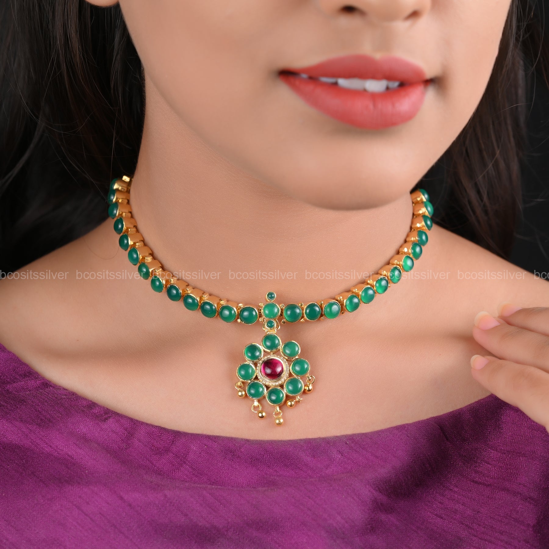 925 Silver Traditional Attigai - 6345