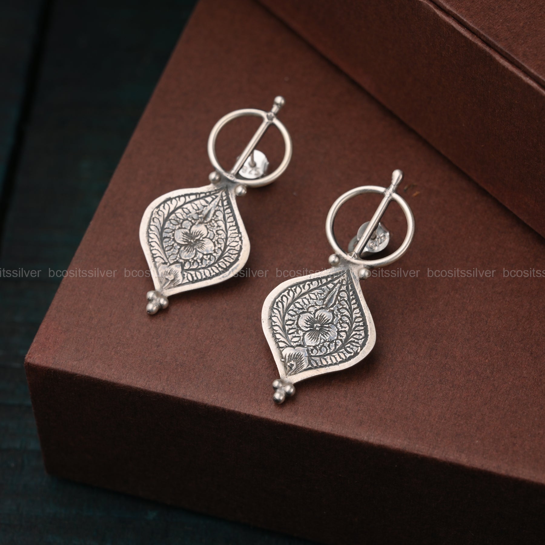 Pure 925 Silver Kalyani Earring - 1763