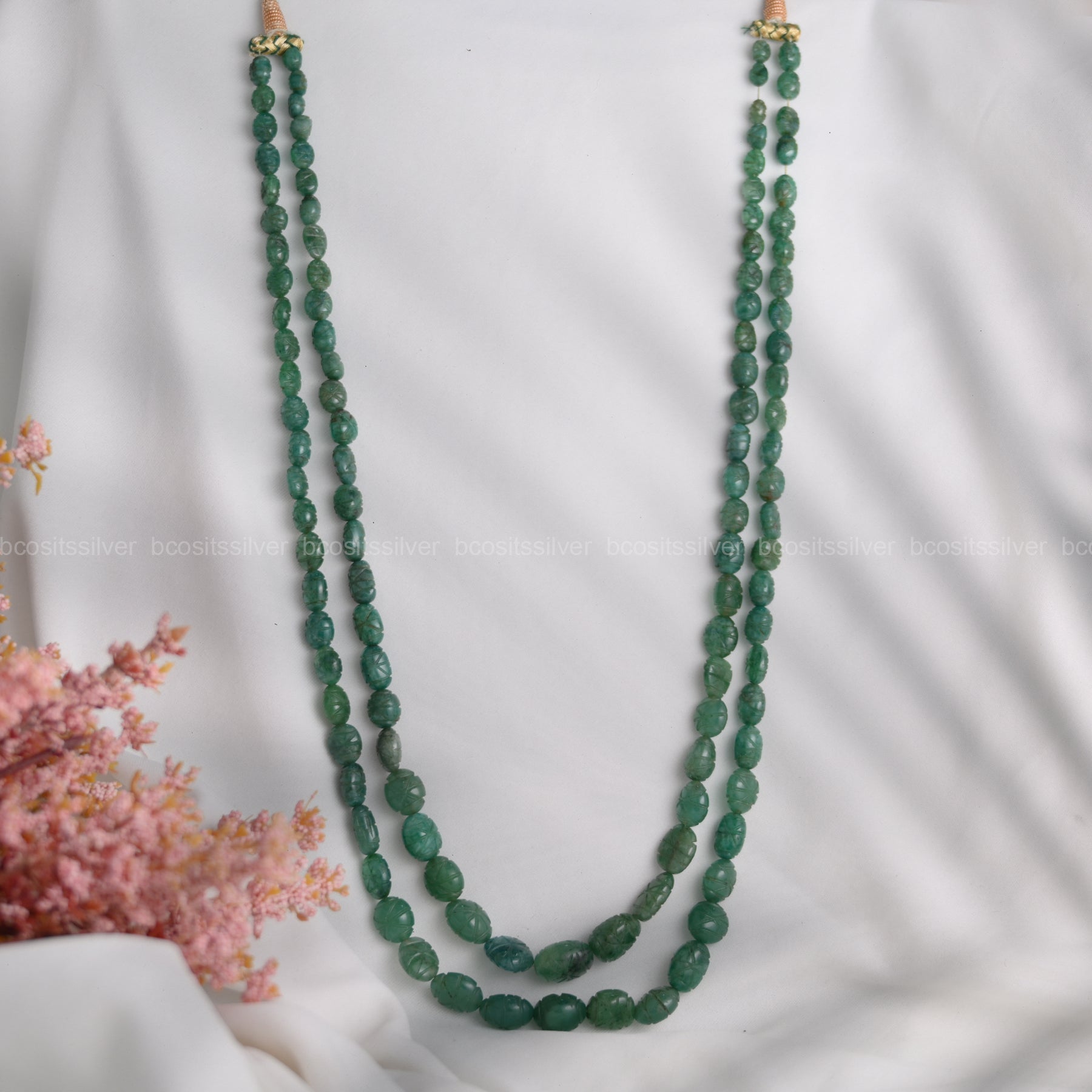 Green Beryl Carving - 5898