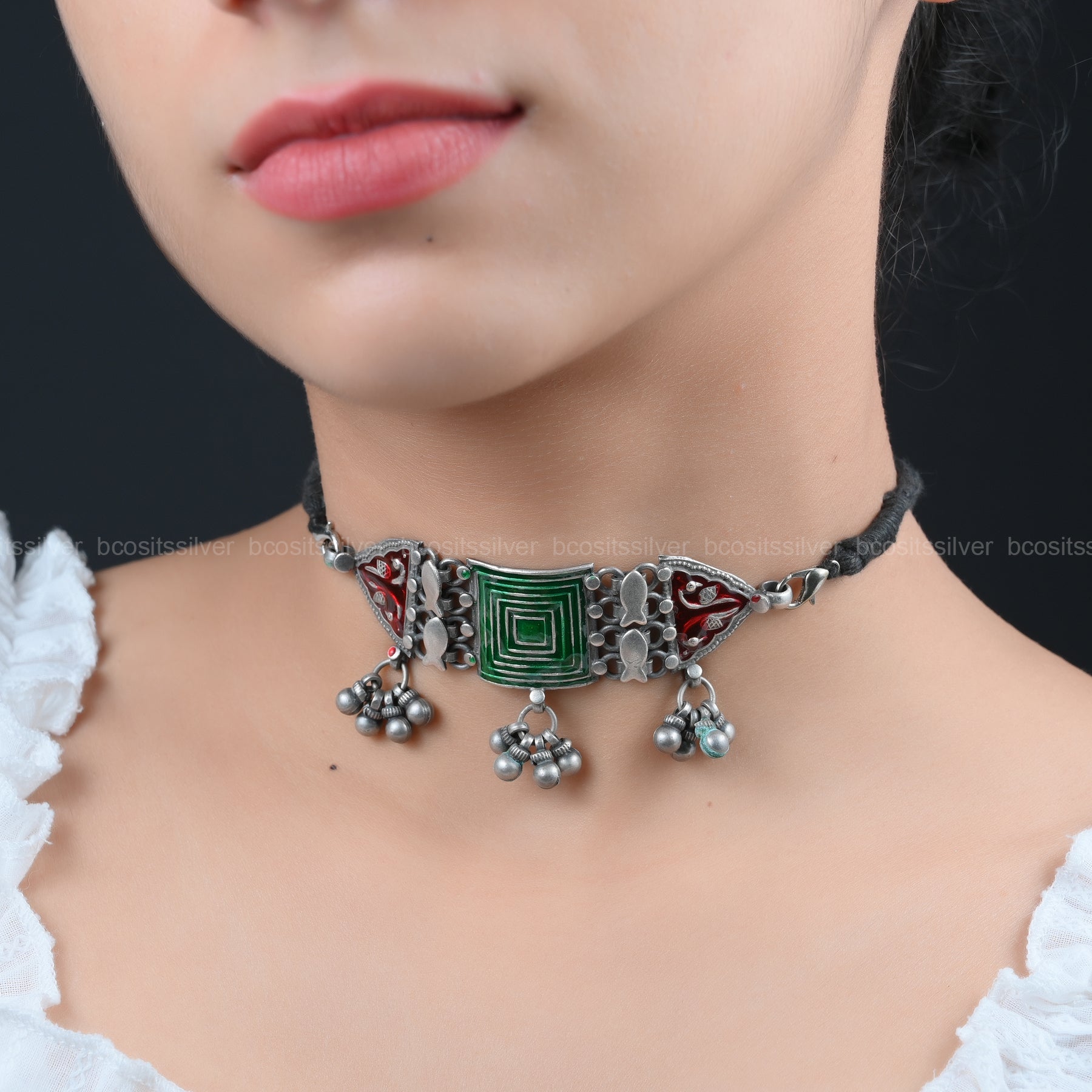 Oxidized Choker - 1685