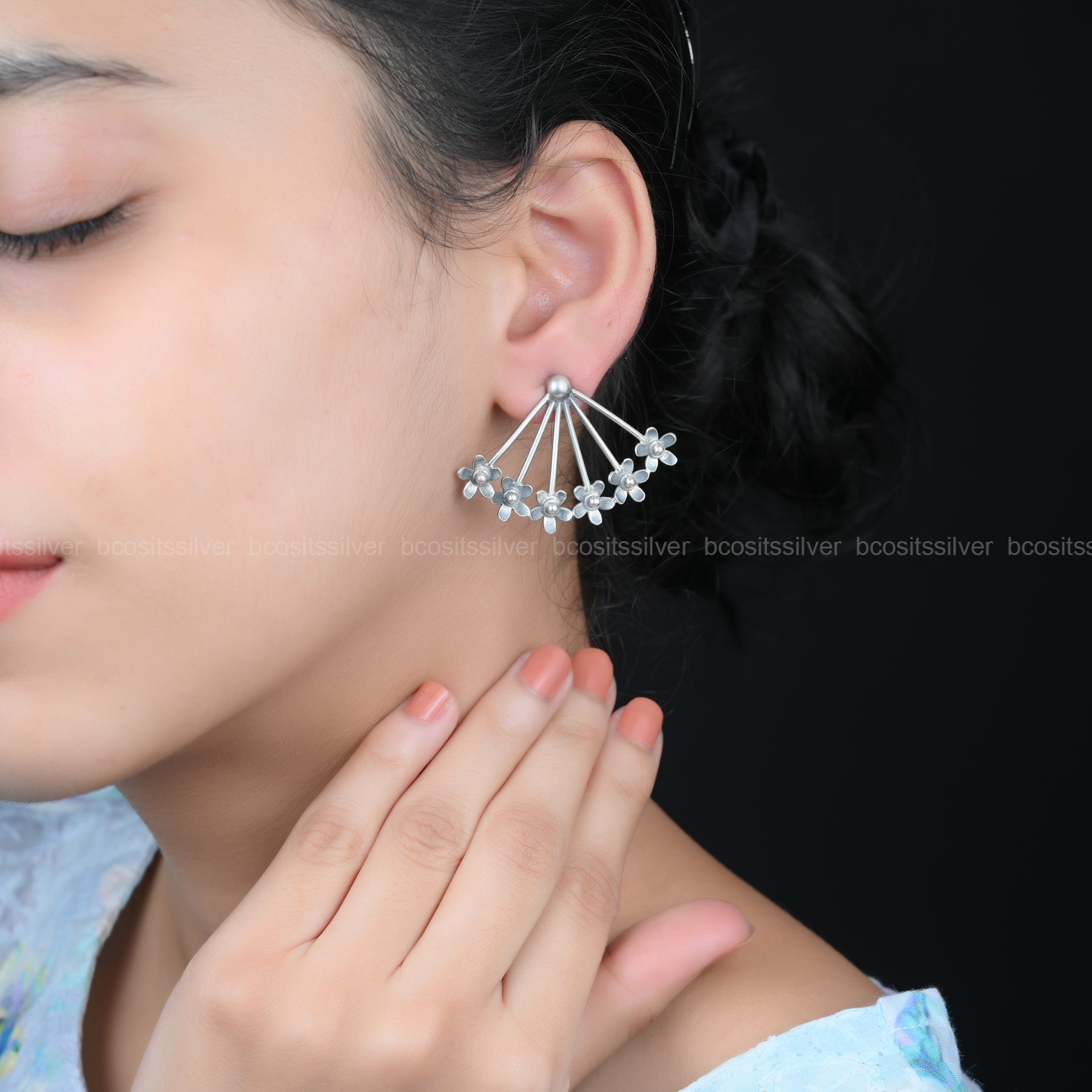 Earrings Sunflower - 1765