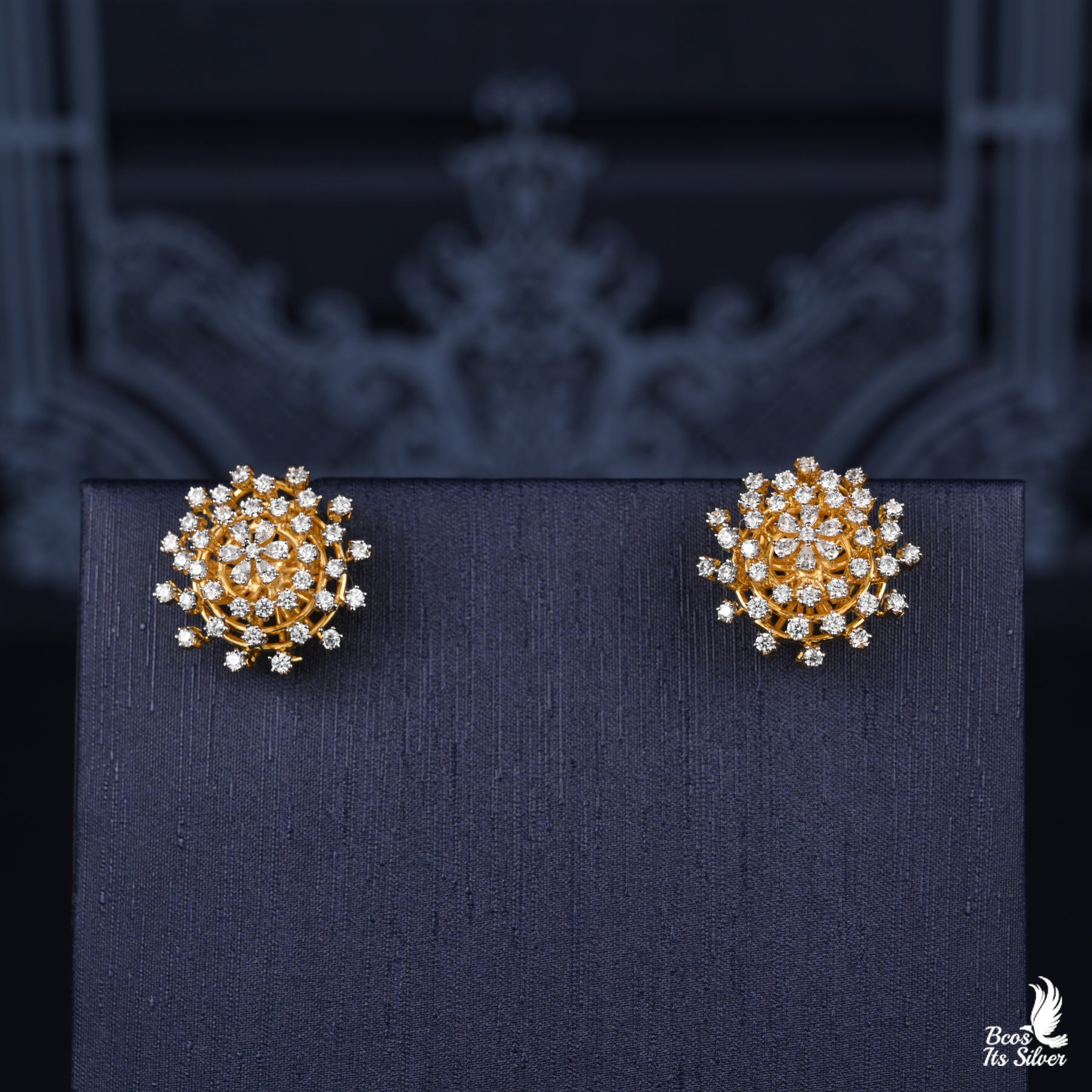 Theia Gold Plated Earring - 2627 - ( MADE TO ORDER )