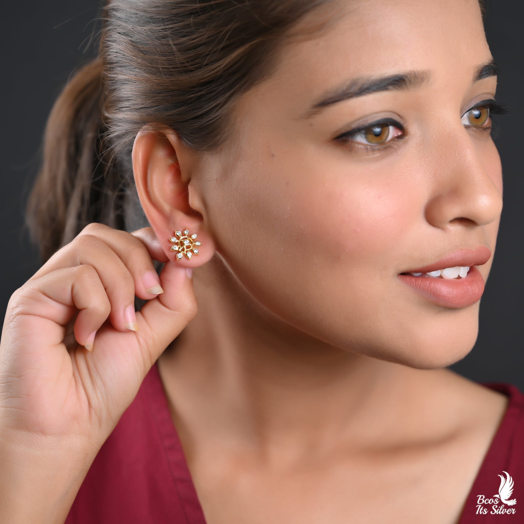 Gold Plated Earstud - 2583