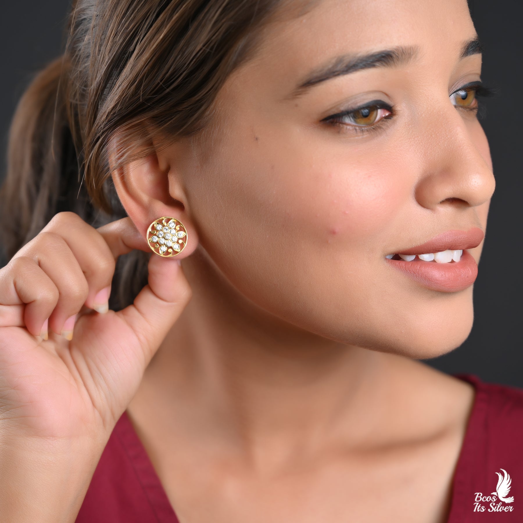 Gold Plated Earstud - 2602