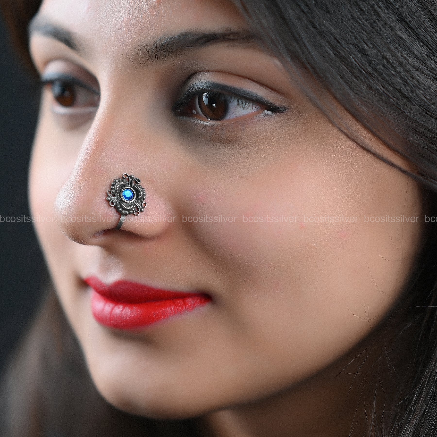 Silver Nosepin Clip on - 0803